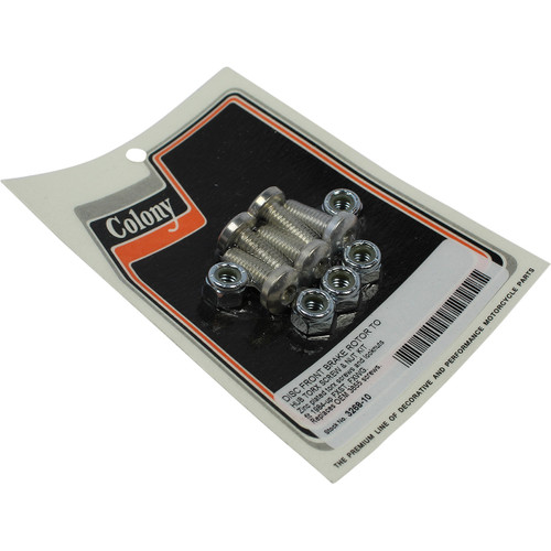 Colony #3268-10 - Bolts with Nuts - Front/Brake Rotor - Kit