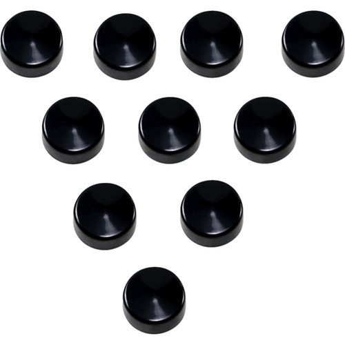 Drag Specialties - Bolt Covers - Hex - 5/8" - Black - 10 Pack