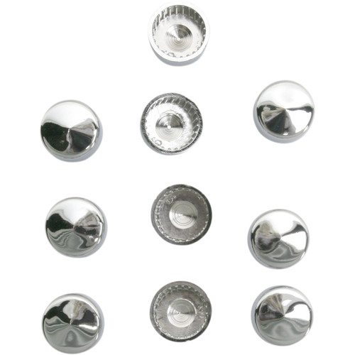 Drag Specialties - Bolt Covers - Hex - 1/2" - Chrome - 10 Pack