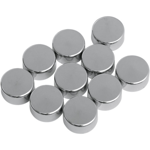 Drag Specialties - Bolt Covers - Hex - 5/8" - Chrome - 10 Pack