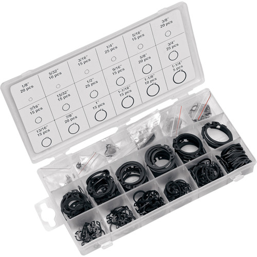 Performance Tool #W5212 - Snap Ring Assortment - 300-Piece