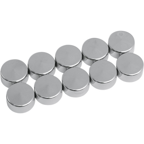 Drag Specialties - Bolt Covers - Hex - 3/4" - Chrome - 10 Pack
