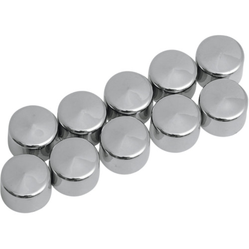 Drag Specialties - Bolt Covers - Allen/Socket - 3/16" - Chrome - 10 Pack