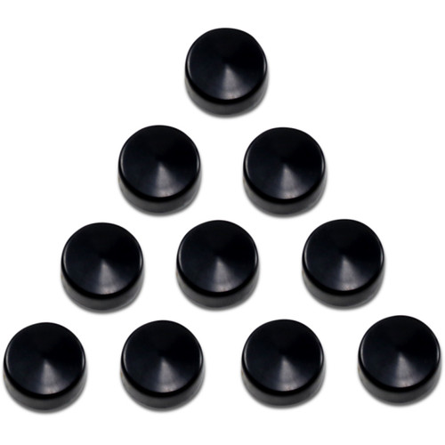Drag Specialties - Bolt Covers - Hex - 9/16" - Black - 10 Pack