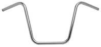 Santee 1" Ape Hanger Bar 16" Rise Handlebar Knurled & Pre-drilled Chrome Matte Black Fit For Harley