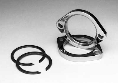 Custom Chrome Exhaust Flange Kit Fit For Harley Big Twin Twin Cam Evolution Sportster 84-13