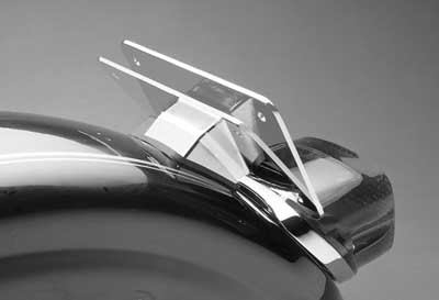 Custom Chrome Laydown License Plate Mounting Bracket Fit for Harley Touring Models 1955-up