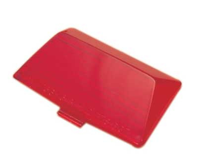 RED REAR FENDER LIGHT LENS