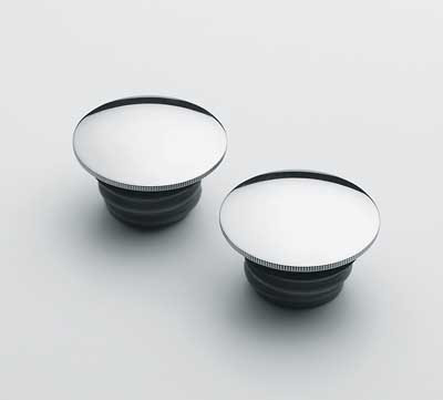 Custom Chrome Gas Cap Sets Fit For Harley all models W/ screw-type Gas Tanks late 1996-Up