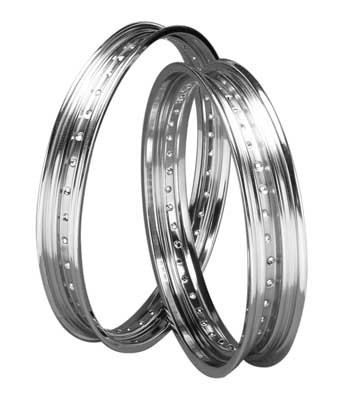 Custom Chrome 19 2.5" Chrome Drop Center Wheel Front Rim Replace For Harley #43018-73 40 Holes