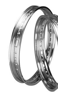 Custom Chrome 21 2.15"Chrome Drop Center Wheel Front Rim Replace For Harley #43662-80B 40 Hole
