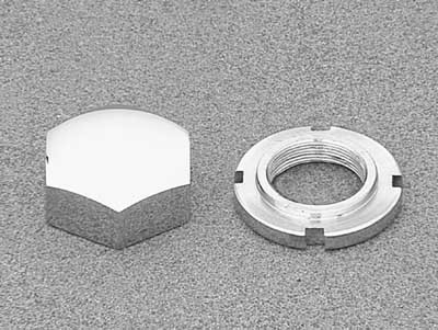 CUSTOM DUST SHIELD NUT 1949-UP