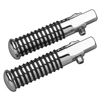 Custom Chrome O-ring Custom Foot Pegs 1/2"-20 Stud Mount Pegs
