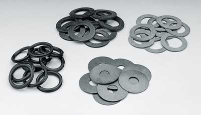 MotorFactory 10pcs Threaded Gas Cap Gaskets Fit For Harley Models 1982-2006