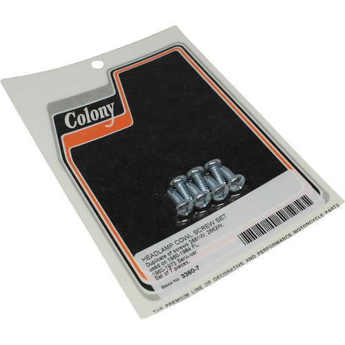 Colony #3360-7 - Screws - Headlamp/Cowl - Set