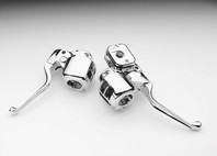 Custom Chrome 5/8" Complete Control Kit Fit For Harley Single Disc Models 84-95