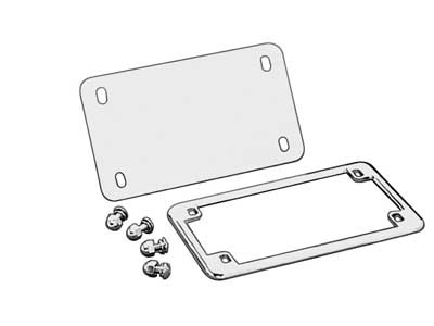 LICENSE PLATE TRIM SET