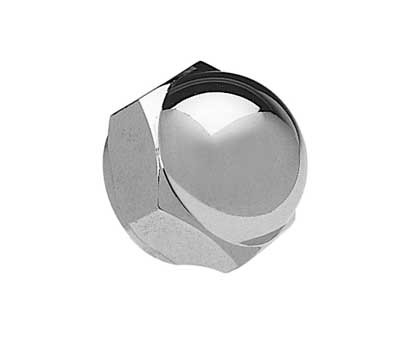 Custom Chrome Chrome Acorn Stem Nut Fit For Harley FL FXWG FX Softail Dyna Wide Glide 1" x 24