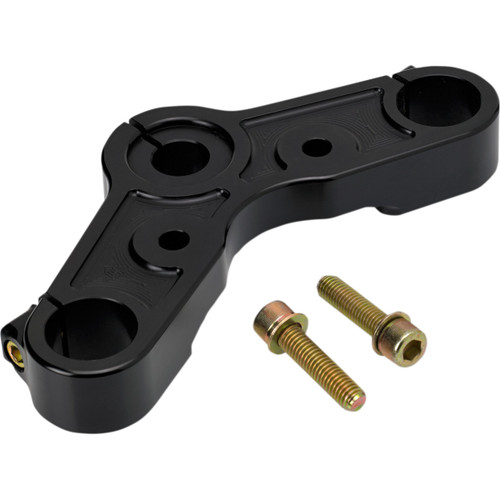 Joker Machine #10-333B - Upper Triple Tree - Black Anodized - '10-'15 XL 1200X