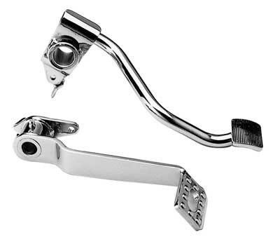MotorFactory Chrome Rear Brake Foot Lever Pedal Fit For Harley FL FLH 1973-1979