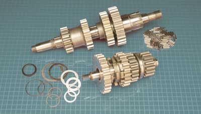 RevTech Transmission Gear Set 2.44:1 Close-Ratio Fit For Harley Big Twin 1936-1964