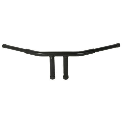 Custom Chrome 6" Rise 1 1/4" T-Bar Handlebars Bar Matte Black Fits For Harley Softail Chopper Custom Black