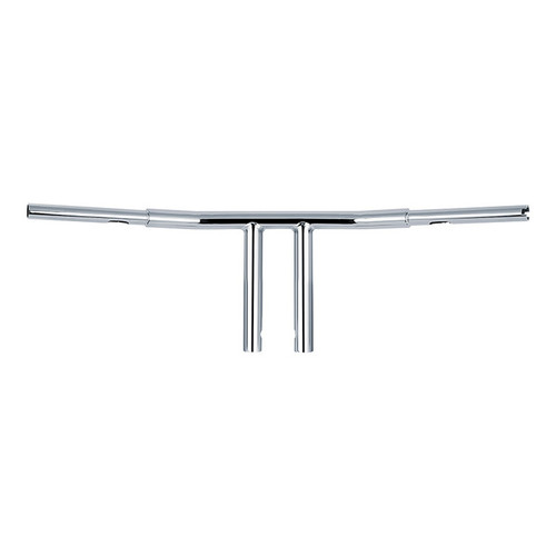 CHROME 1-1/4" T-BAR10" RISE