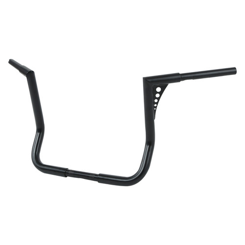 Custom Chrome 1-1/4" Fat Handlebar 14" Rise Ape Hanger Bar Matte Black Pearly Chrome Fit For Harley Touring Bagger