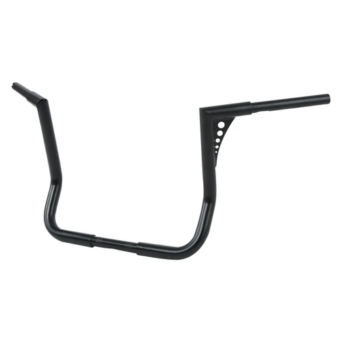 Custom Chrome 1-1/4" Fat Handlebar 14" Rise Ape Hanger Bar Matte Black Pearly Chrome Fit For Harley Touring Bagger
