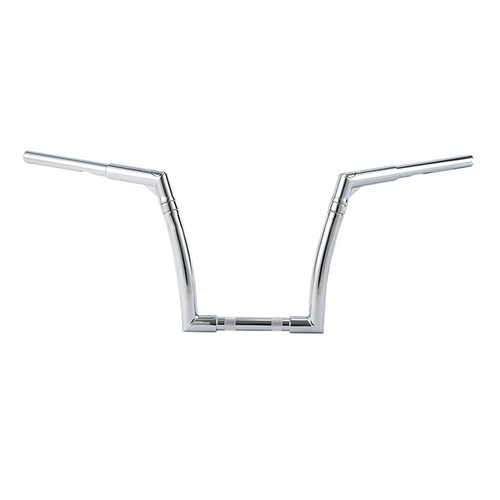 Santee 12" Rise Adjustable Ape Handlebar Matte Black Chrome Fit For Harley Sportster Softail