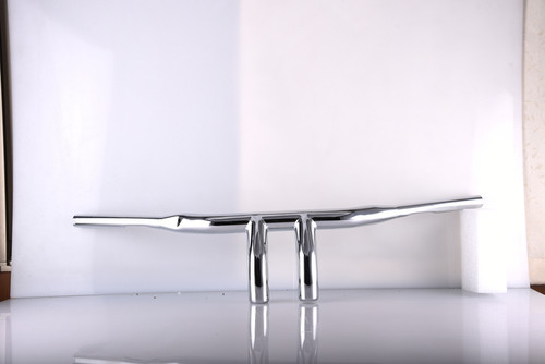 Santee Chrome Gloss Black 8" Rise 1-1/2" Fat Black T-Bar Handlebar Fit For Harley Softail Dyna 3.5" C to C