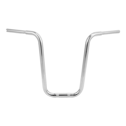 Santee 1-1/4" Ape Hanger Handlebar 18 - Rise Fit For Harley Road King 14-up Matte Black Chrome