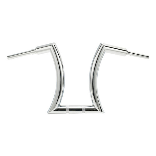 Santee 2" Ape Hanger Handlebar 16 - Rise Fit For Harley Road King Sportster Gloss Black Chrome