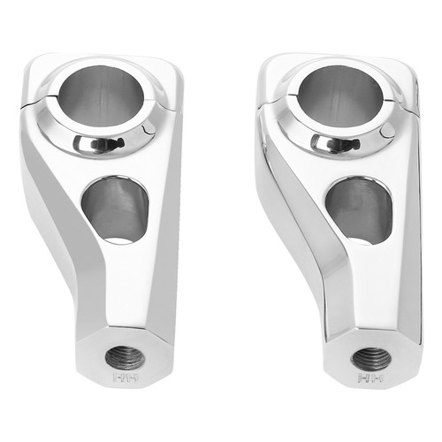 CHROME 3.5" TALON PRO RISERS  FOR BIKES THAT ACCEPT A 1"