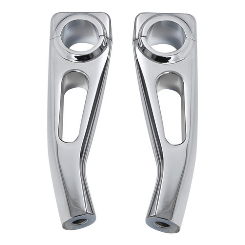 CHROME 6" TALON PRO RISERS FIT FOR BIKES THAT ACCEPT A 1.25