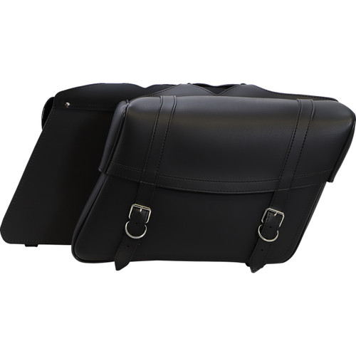 Saddlemen #X021-02-042 - Highwayman Slant-style Saddlebags - Jumbo