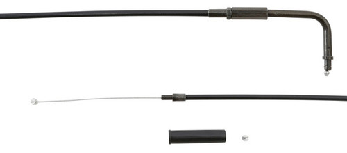 Custom Chrome 75CM Black Vinyl Throttle Cable Fits For Harley Softail FLST 1996-06 FXST 99-06