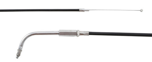 Custom Chrome 37"+Free5.1" Black Vinyl Throttle Cable Fits For Harley Touring FL 1996-2002 NEW