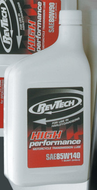 RevTech 12 Qt Primary Case Lube SAE 85W140 Fit For Harley Big Twin Hot Weather 1984-Up