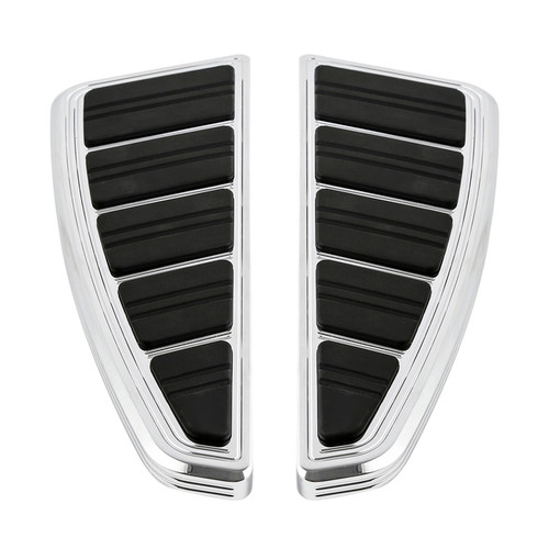 Tour Ease Rider Driver Footboard Kit Chrome Gloss Black Fit For Harley Touring Softail FL FLD #40