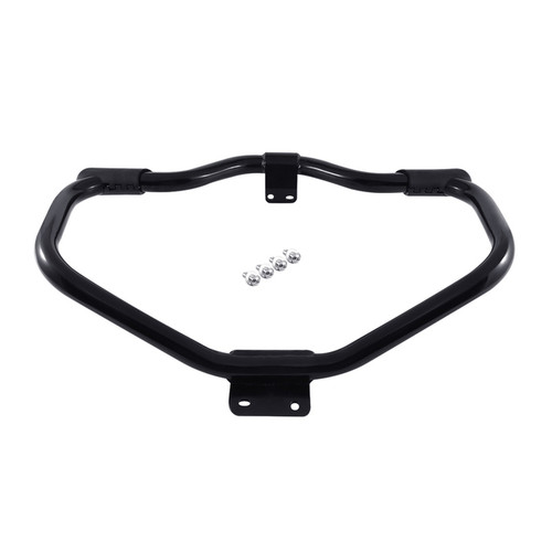 Custom Chrome Engine Guard Mustache Bar With Footrests Gloss Black Matte Black Chrome Fit For Harley 04-22 XL/08-13 XR