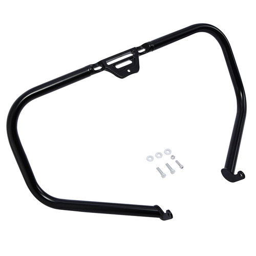 Custom Chrome 1-1/4" Engine Guard Crash Highway Bar Matte Black Fits For Harley Softail 18-UP Stain Black