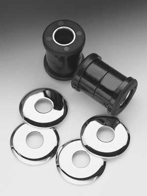 Custom Chrome Polyurethane Handlebar Riser Bushings Fit For Harley Softail Sportster Chopper