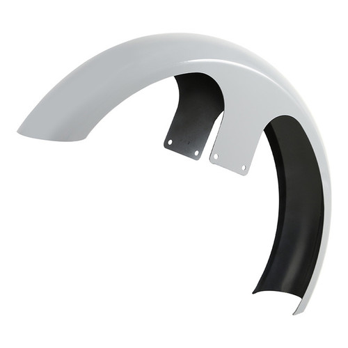 Custom Chrome Primer Gray Steel 26" Wheel Wrap Front Fender Fit For Harley Touring 1997-2013
