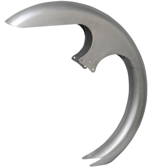 Custom Chrome 26" Wrap 6" Wide Front Fender Raw Steel Fits Harley Touring 14-UP/ Softail 86-17
