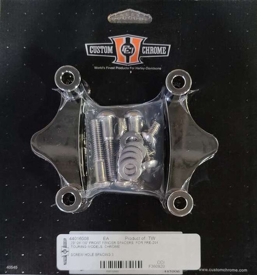 23"/26"/30" FRONT FENDER SPACERS  FOR PRE-2013 TOURING CHROM