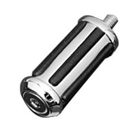 CHROME&RUBBER RIBBED SHIFT PEG