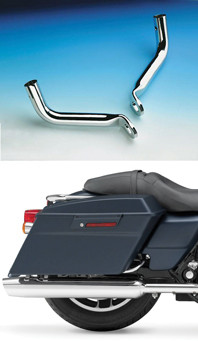 Custom Chrome Chrome Saddlebag Supports Brackets Fit For Harley Touring FLHX FLTR 1993-2013