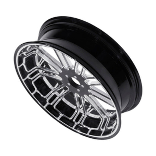 Custom Chrome 18" 3.5" Billet Rear Wheel Rim Fits For Harley Touring Glide 08-24 Non ABS Black