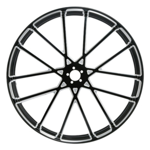 Custom Chrome 26 3.5" Prism Black Anodized Front Wheel Rim Fits For Harley Touring Glide 2008-2024
